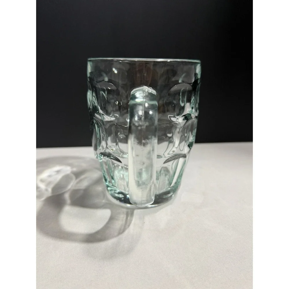 Cheers Boston Glass Beer Mug Dimpled Tankard Pint Glass Vintage TV Show Logo
